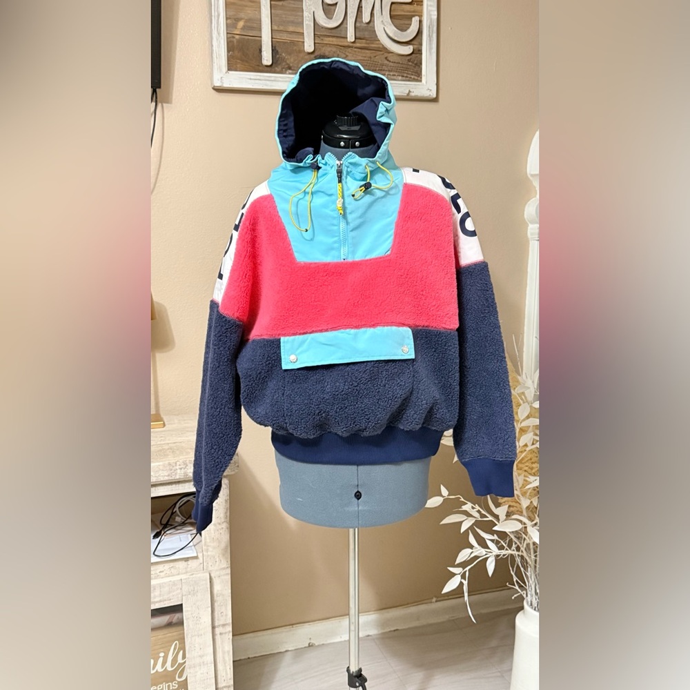 Polo by Ralph Lauren Colorblock Jacket - Blue, Pink, Navy